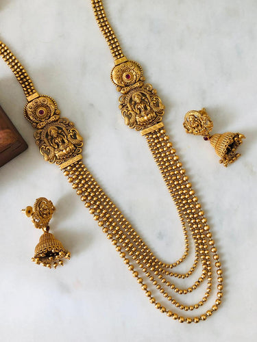 Laxmi Ji Beads Necklace Set